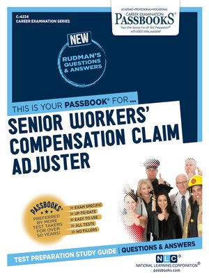 cover image of Senior Workers' Compensation Claims Adjuster